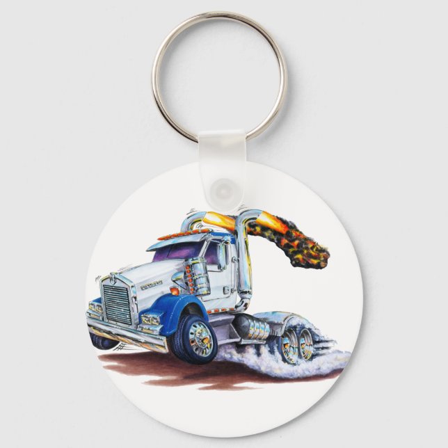 Semi Truck Schlüsselanhänger (Vorderseite)