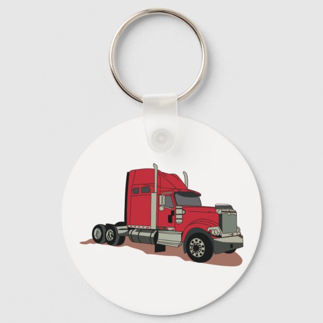 Semi Truck Schlüsselanhänger (Vorderseite)