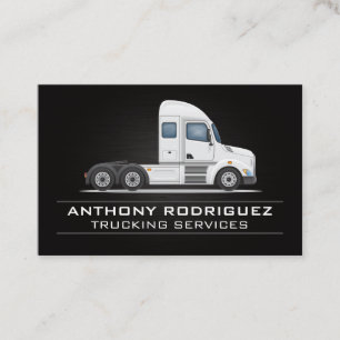 Semi Truck   Seitliche Visitenkarte