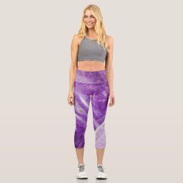 Semi-wertvolle Edelsteinstruktur Capri Leggings