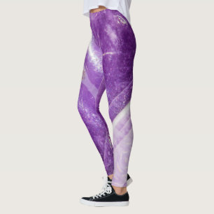 Semi-wertvolle Edelsteinstruktur Leggings