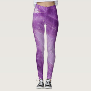 Semi-wertvolle Edelsteinstruktur Leggings