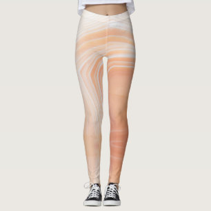 Semi-wertvolle Edelsteinstruktur Leggings