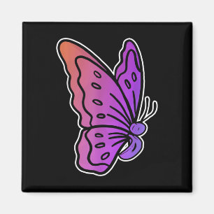 Semicolon Butterfly Antisuizid Psychische Gesundhe Magnet