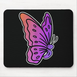 Semicolon Butterfly Antisuizid Psychische Gesundhe Mousepad