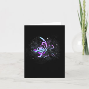 Semicolon Butterfly - Bewusstsein für Suizidpräven Karte