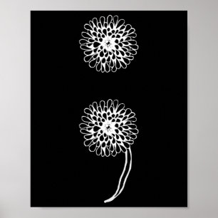 Semicolon Dandelion Suizidprävention Bewusstsein 1 Poster