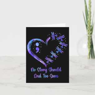 Semicolon Dragon (Woche der Bewusstseinsbildung be Karte