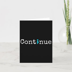 Semicolon Mental Health & amp; Suizidprävention A Karte