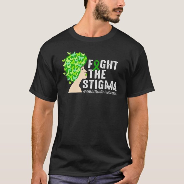 Semicolon Mental Health Awareness celerrate neurod T-Shirt (Vorderseite)