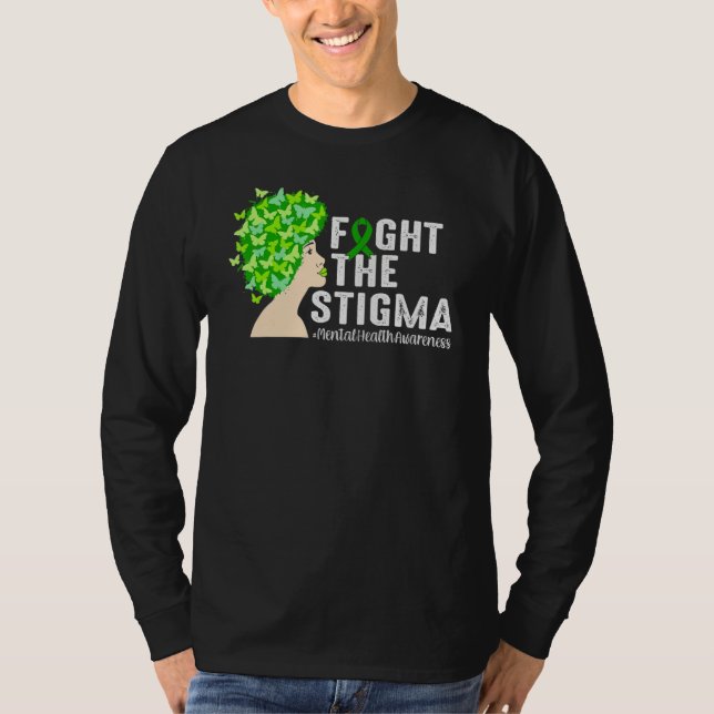 Semicolon Mental Health Awareness celerrate neurod T-Shirt (Vorderseite)