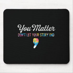 Semicolon Mental Health Awareness Inspiron Qu Mousepad