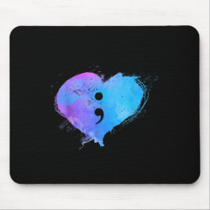 Semicolon Mental Health Suicide Prevention A Mousepad