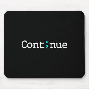 Semicolon setzt Selbstmordprävention fort Mousepad