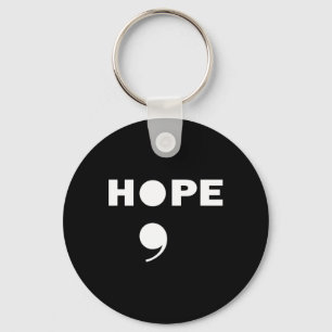 Semicolon Suicide Bewusstsein für eine psychische Schlüsselanhänger