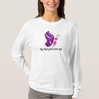 Semicolon Suicide/Depression Awareness Butterfly T-Shirt