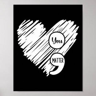 Semicolon Suicide Pre-Healthy Week Poster
