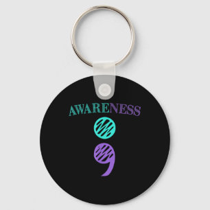Semicolon Suicide Prevention Awareness Schlüsselanhänger