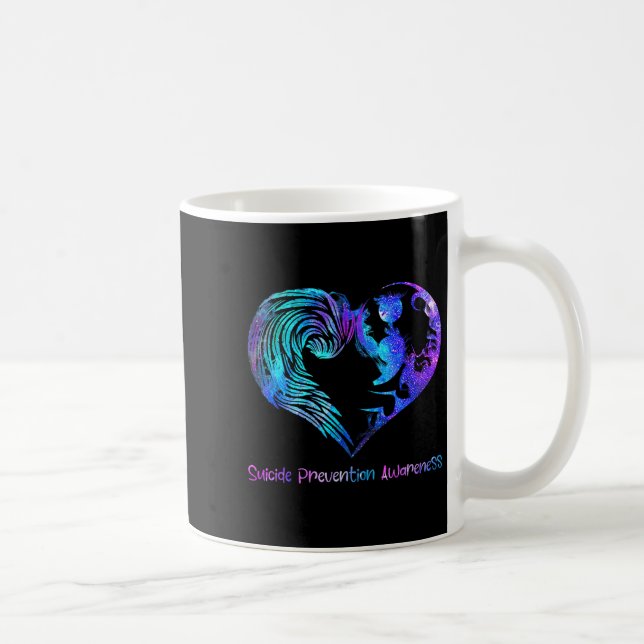 Semicolon Suicide Prevention Awareness Week Kaffeetasse (Rechts)