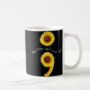 Semicolon Sunflove verbreitet Mental Health Awaren Kaffeetasse