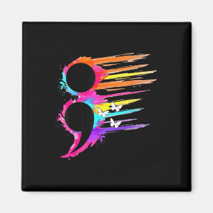 Semicolon Symbol Mental Health Suicide Prevention Magnet