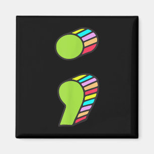 Semicolon T, Suizidprävention, sein Auge nicht eig Magnet