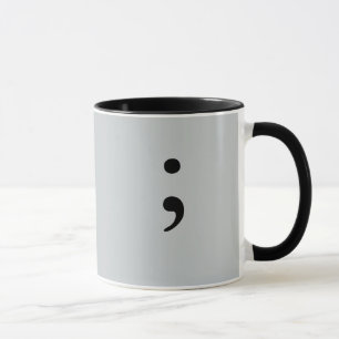 Semikolon (grau) tasse