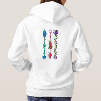 Semikolon-Pfeile Hoodie