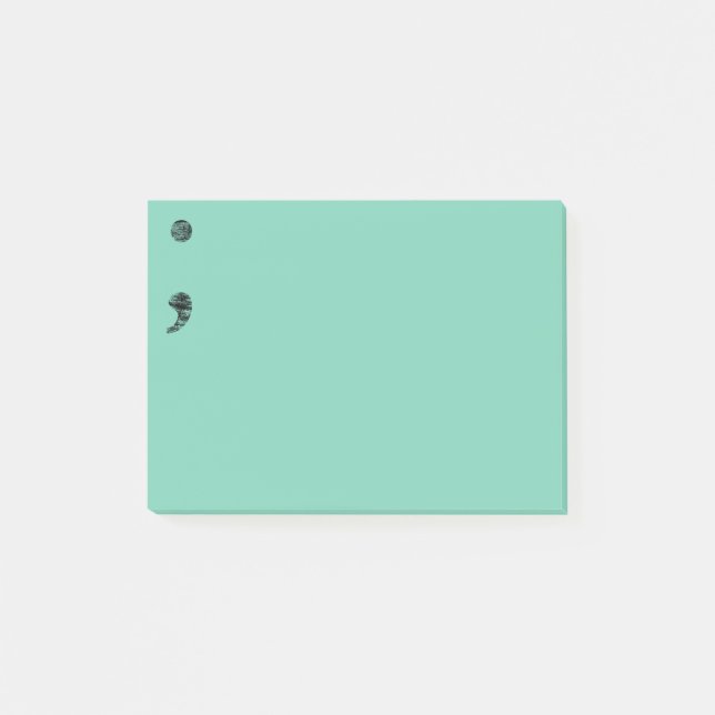 Semikolon-Post-Its Post-it Klebezettel (Vorderseite)