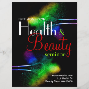 Seminar zum Thema Gesundheitsschutz Flyer Einladun