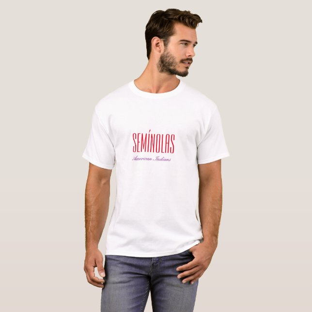 Semínolas Amerikanischen Ureinwohners tribu T-Shirt (Vorne ganz)