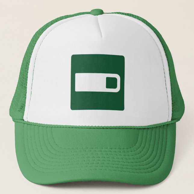 Semiotic Standard Coffee Hat (keine rote Grenze) Truckerkappe (Vorderseite)