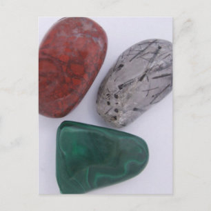 Semiprecious Stones Postcard Postkarte