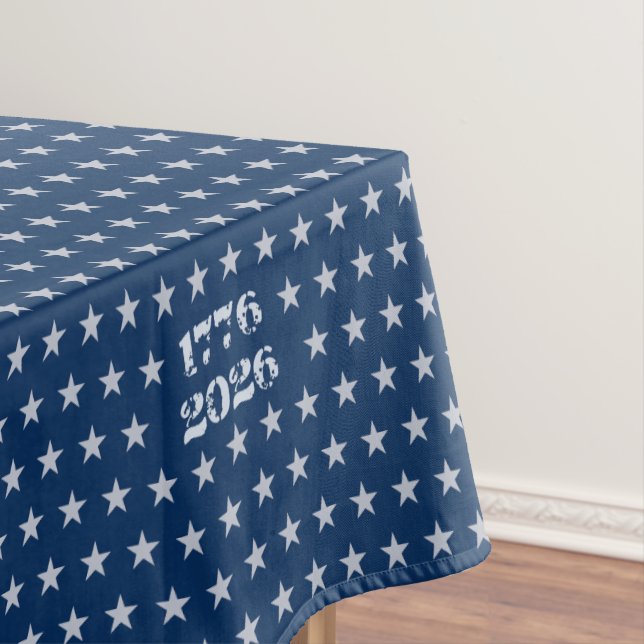 Semiquincentennial Spangled Stars 1776 2026 Tischdecke (Beispiel)