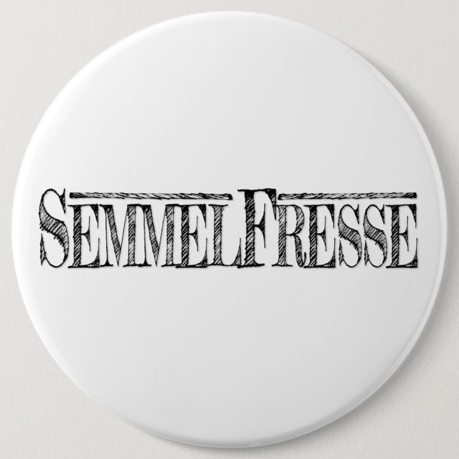 Semmelfresse Button (Vorderseite)