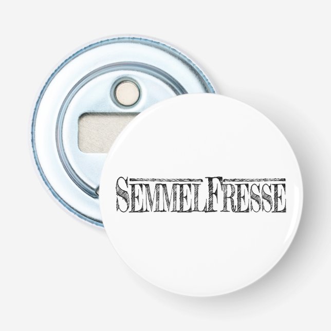 Semmelfresse Flaschenöffner (Vorderseite)