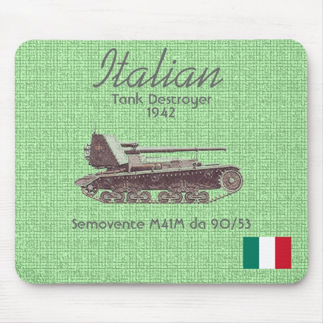 SEMOVENTE M41M, Italienisch Mousepad (Vorne)