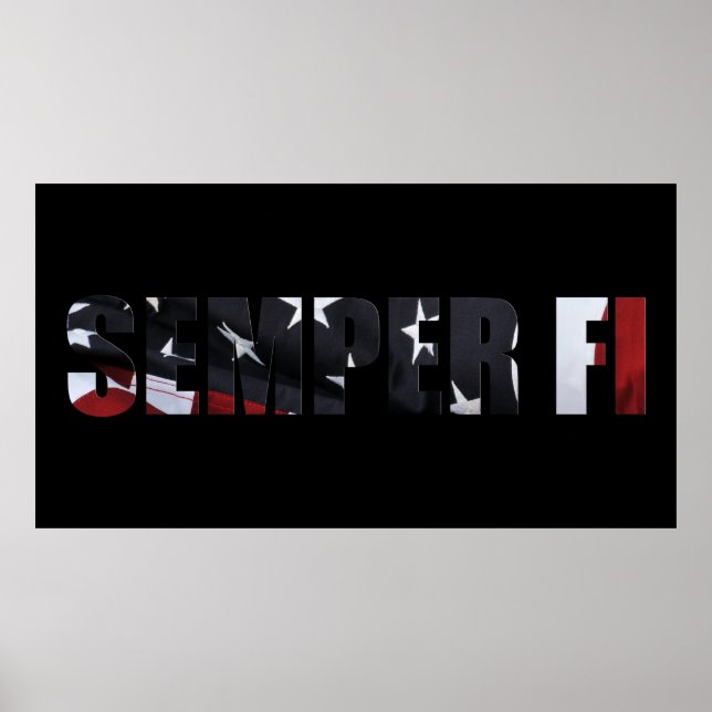 Semper Fi Poster (Vorne)