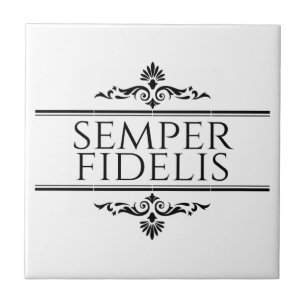 Semper Fidelis Fliese