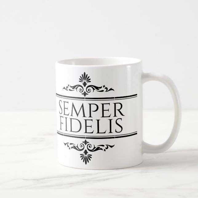 Semper Fidelis Kaffeetasse (Rechts)