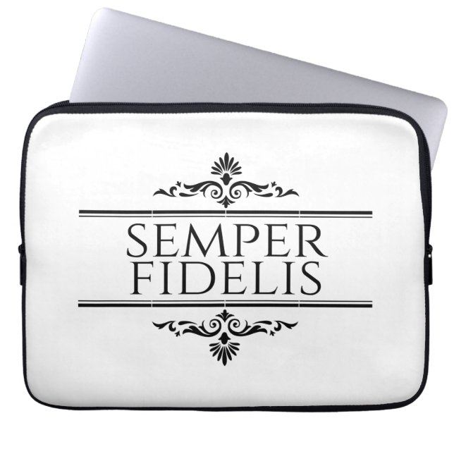 Semper Fidelis Laptopschutzhülle (Vorderseite)
