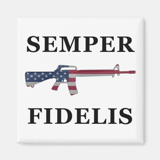 Semper Fidelis M16 Magnet (Vorne)