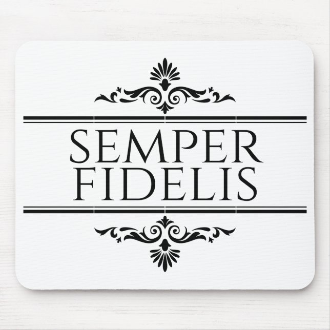 Semper Fidelis Mousepad (Vorne)