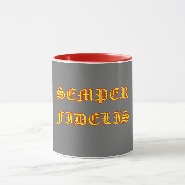 SEMPER FIDELIS Tasse (Zentrum)