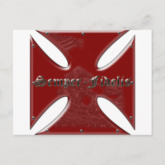SemperFidelisCross.png Postkarte