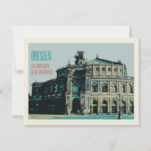 Semperoper Opera & Konzerthalle, Dresden Postkarte