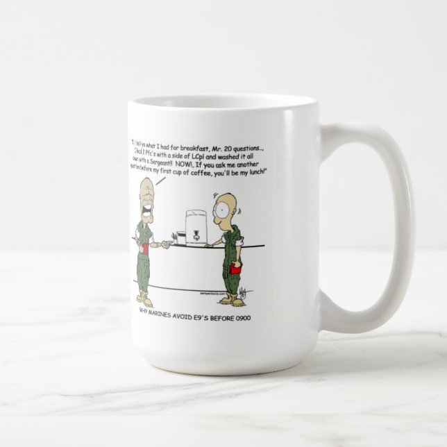 SemperToons Tasse - 20 Fragen (Rechts)