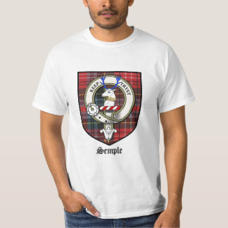 Semple Clan-Wappen-AbzeichenTartan T-Shirt