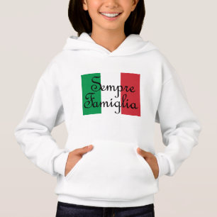 Sempre Famiglia et couleurs du drapeau italien
