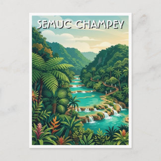 Semuc Champey Guatemala Travel Postkarte